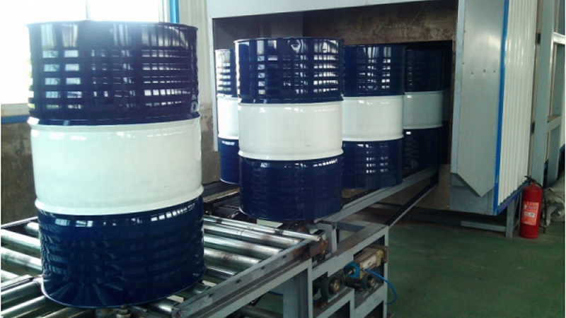 Máquina de pintura para bidones