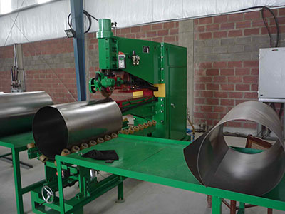 Equipos auxiliares de la línea de producción de tambores de acero